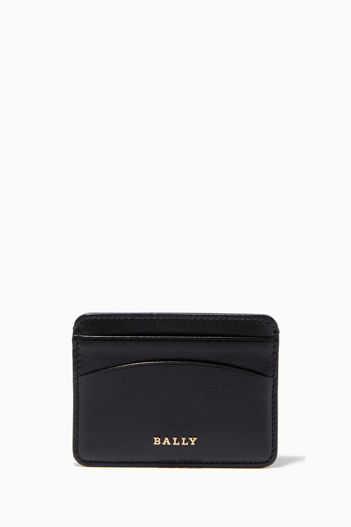 

Lexye Card Holder in Leather, Black