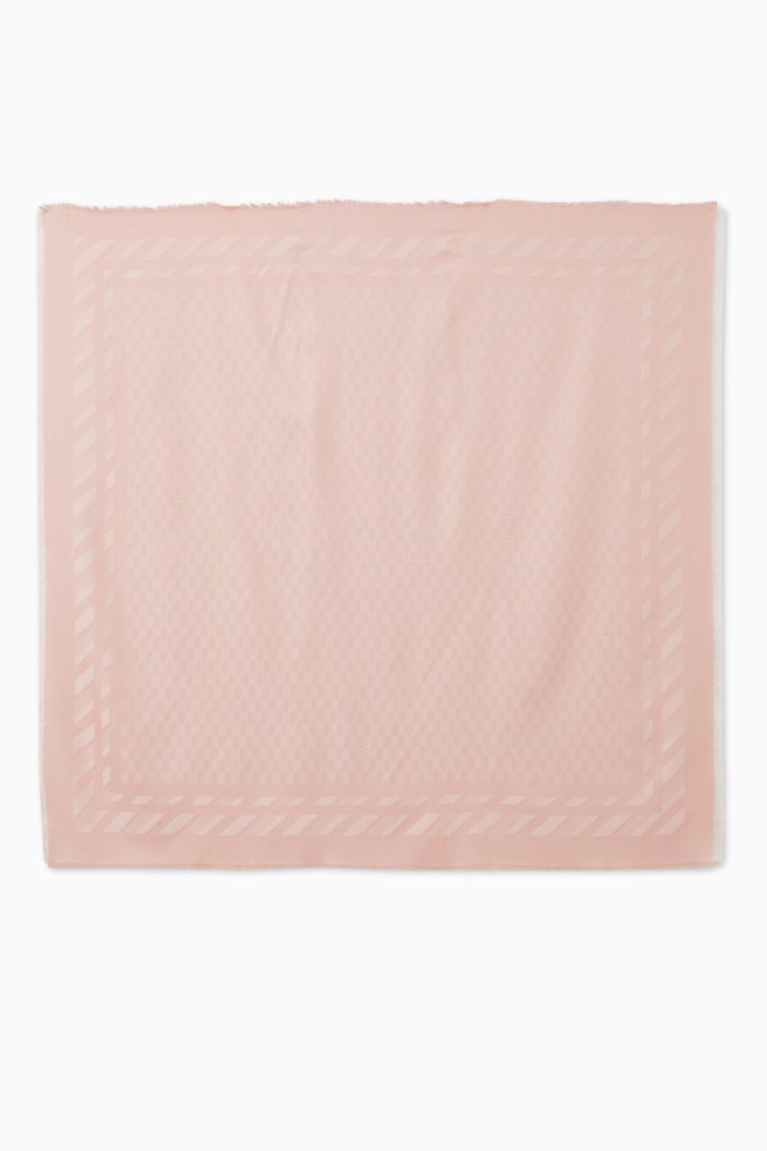 

Monogram Scarf in Silk, Red