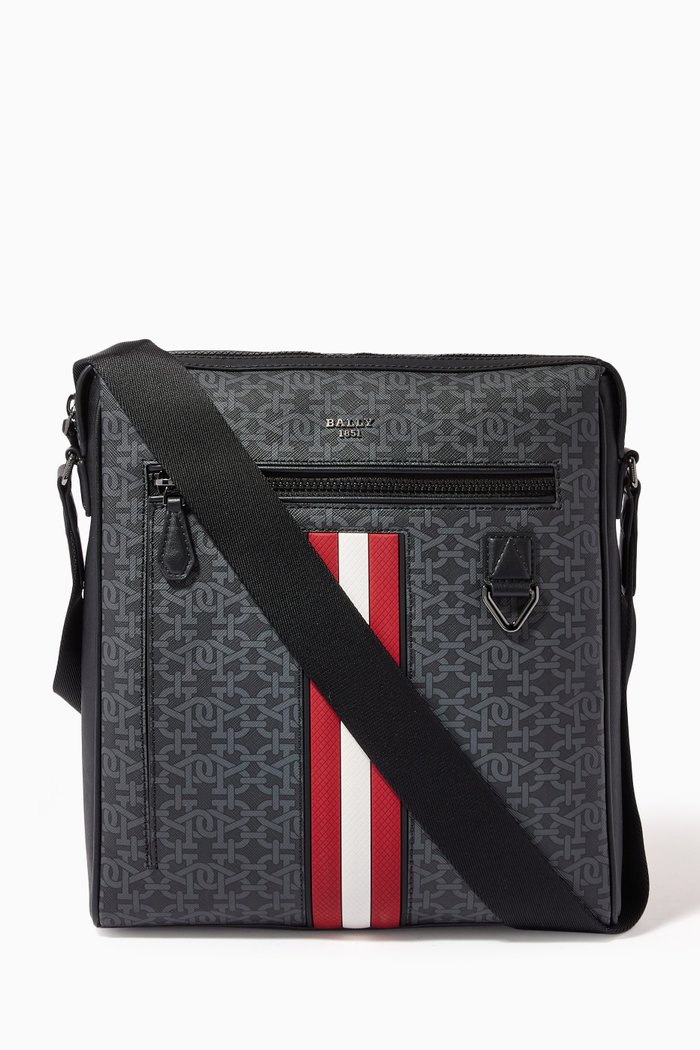 

Mecoy Crossbody Bag in Leather, Multicolour