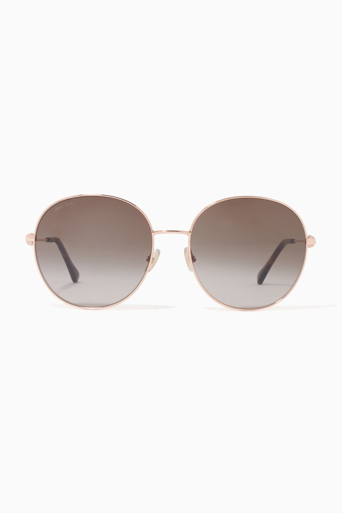 

Birdie Sunglasses in Metal, Gold