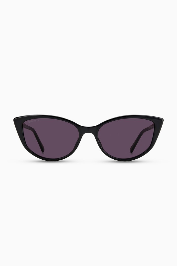 

Nadia Cat-eye Sunglasses in Acetate, Black