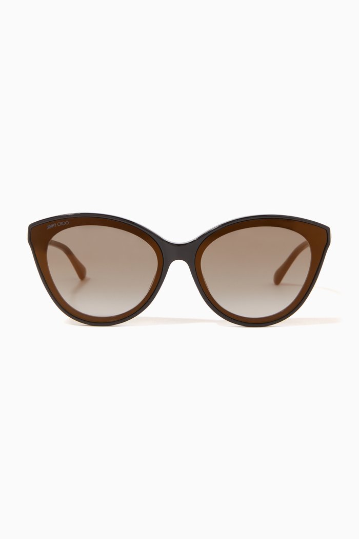 

D-frame Sunglasses in Acetate, Black