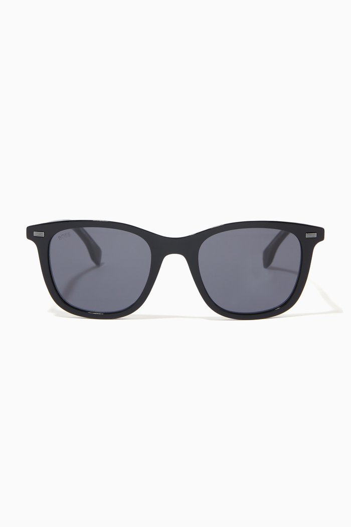 

Square Sunglasses in Acetate, Black