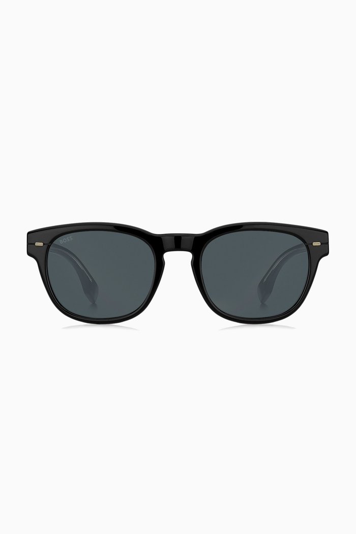 

Square Sunglasses in Acetate, Black