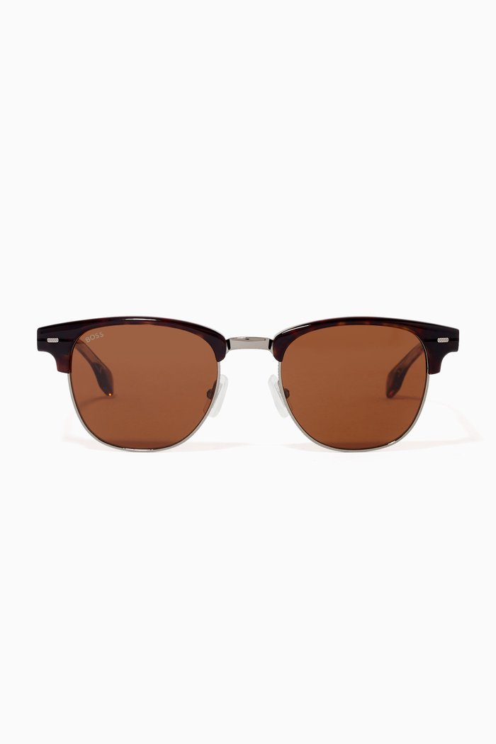

D-frame Sunglasses, Red
