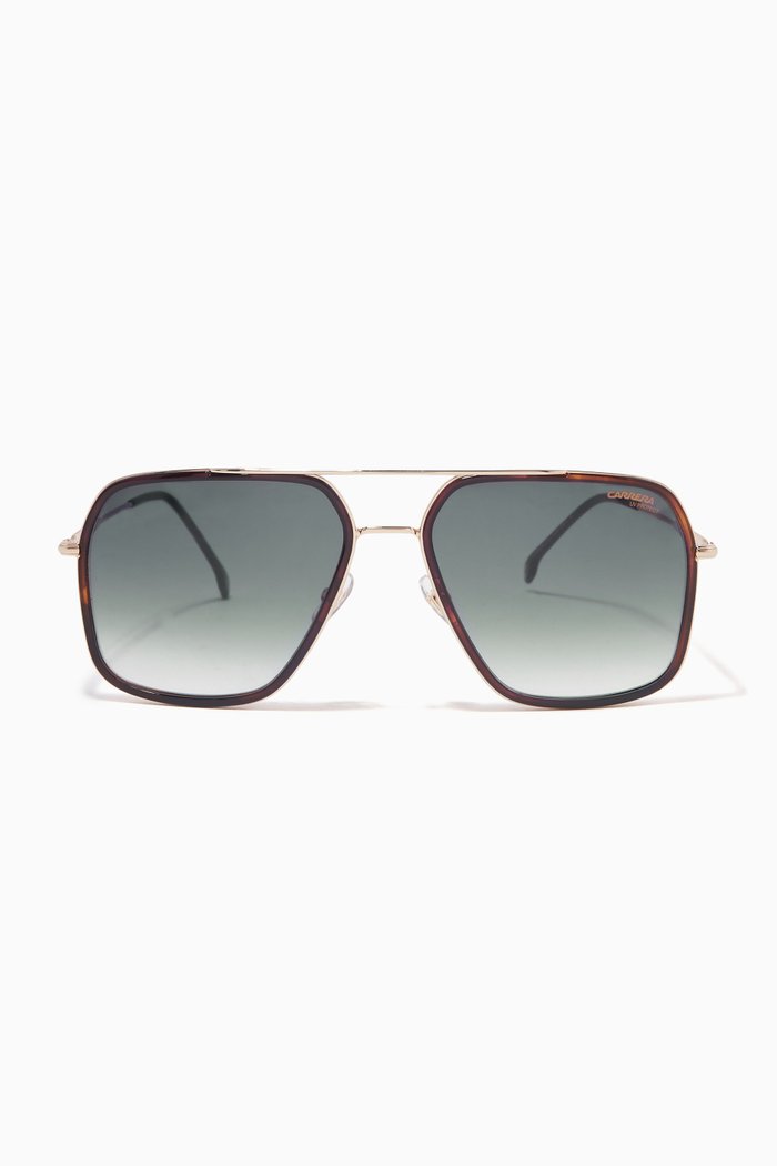 

273/S Sunglasses in Metal & Acetate, Black