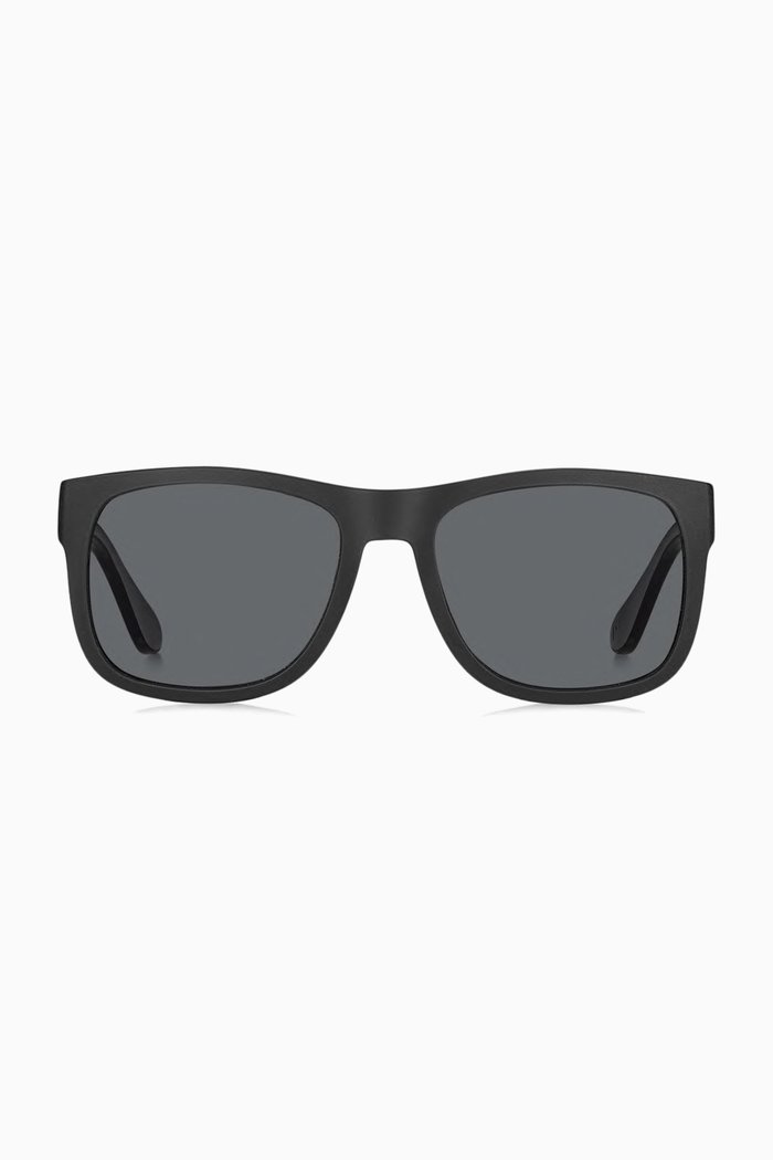 

Rectangle Sunglasses in Acetate, Black