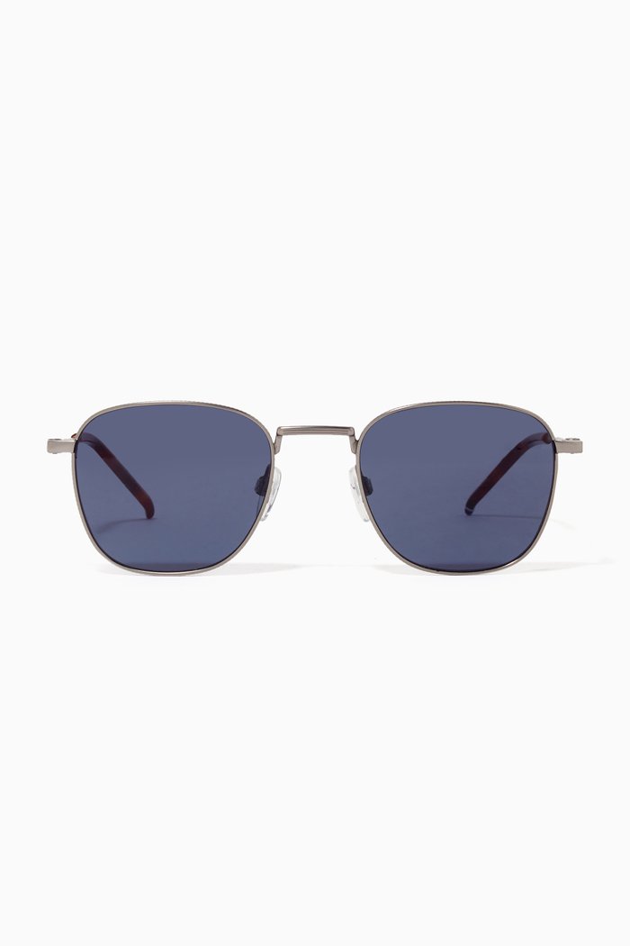 

Rectangular Sunglasses in Metal, Multicolour