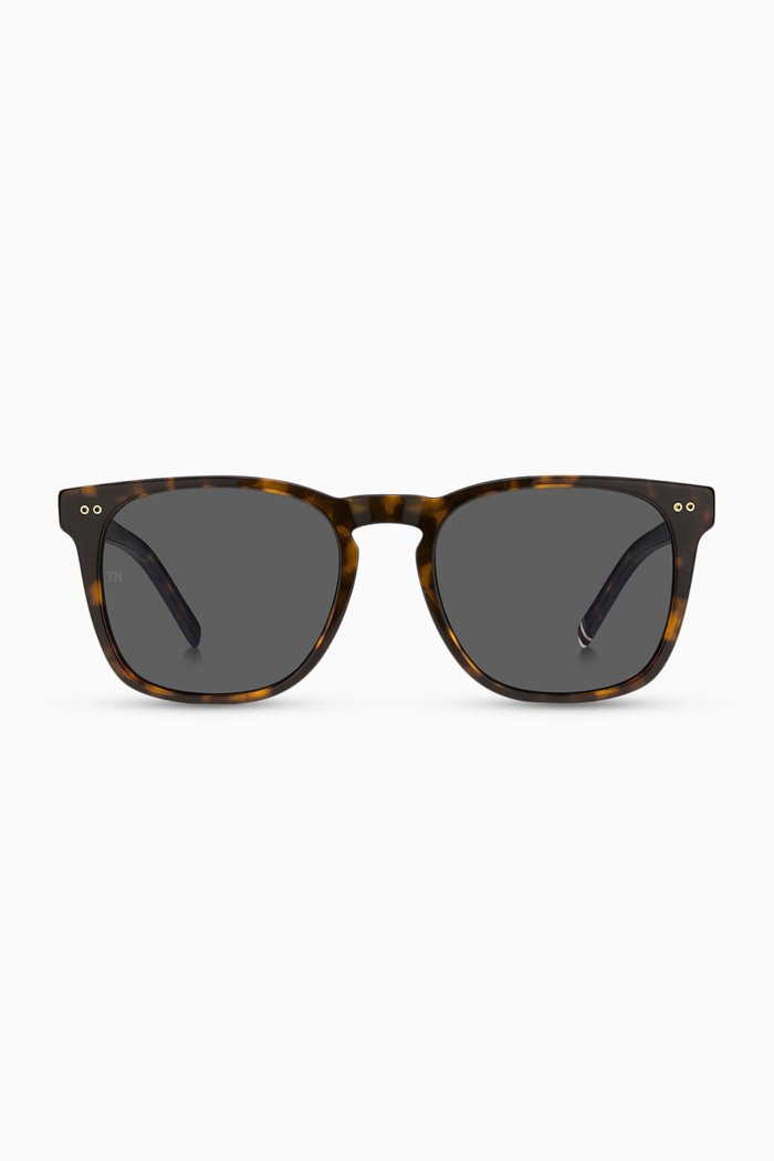 

Havana D Frame Sunglasses in Acetate, Brown