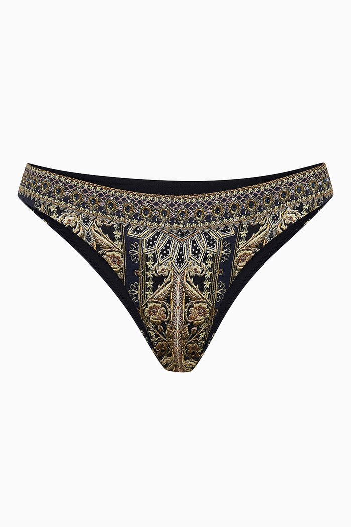

Its All Over Torero Bikini Bottom in Recycled Polyamide, Black