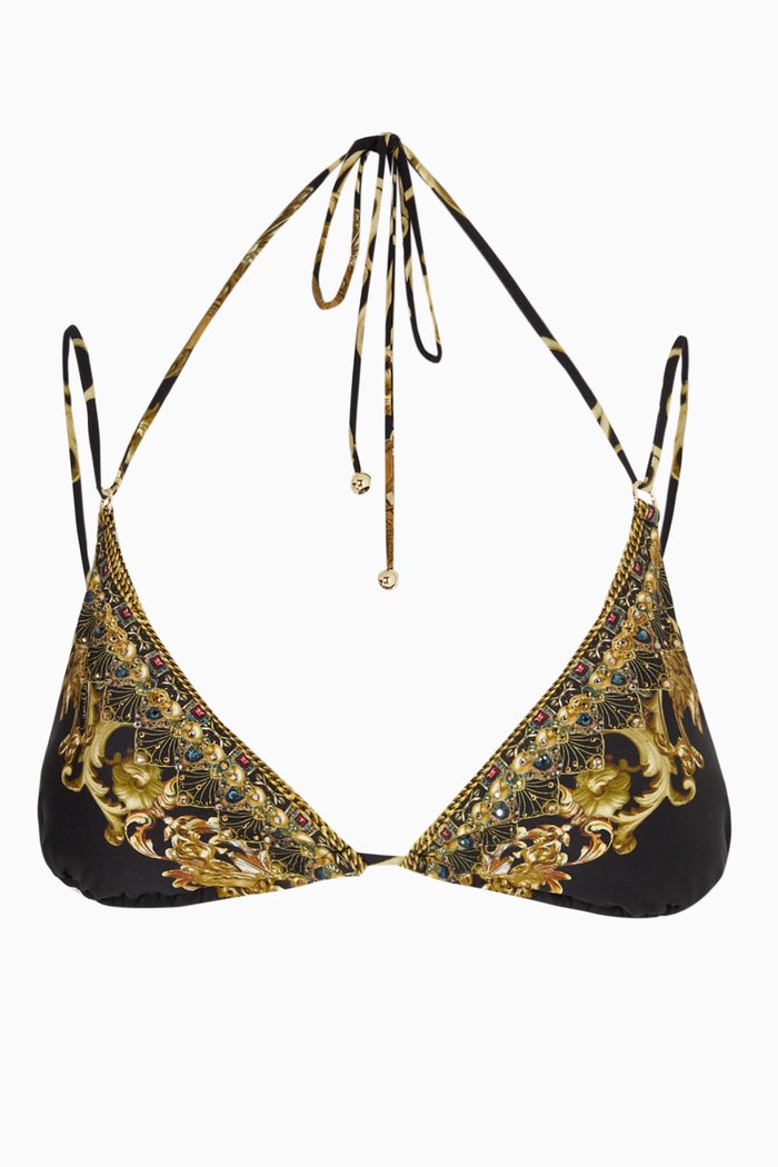 

Shadows of Armada Multi Strap Bikini Top, Black