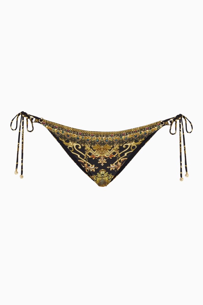 

Shadows of Armada String Bikini Bottoms, Black