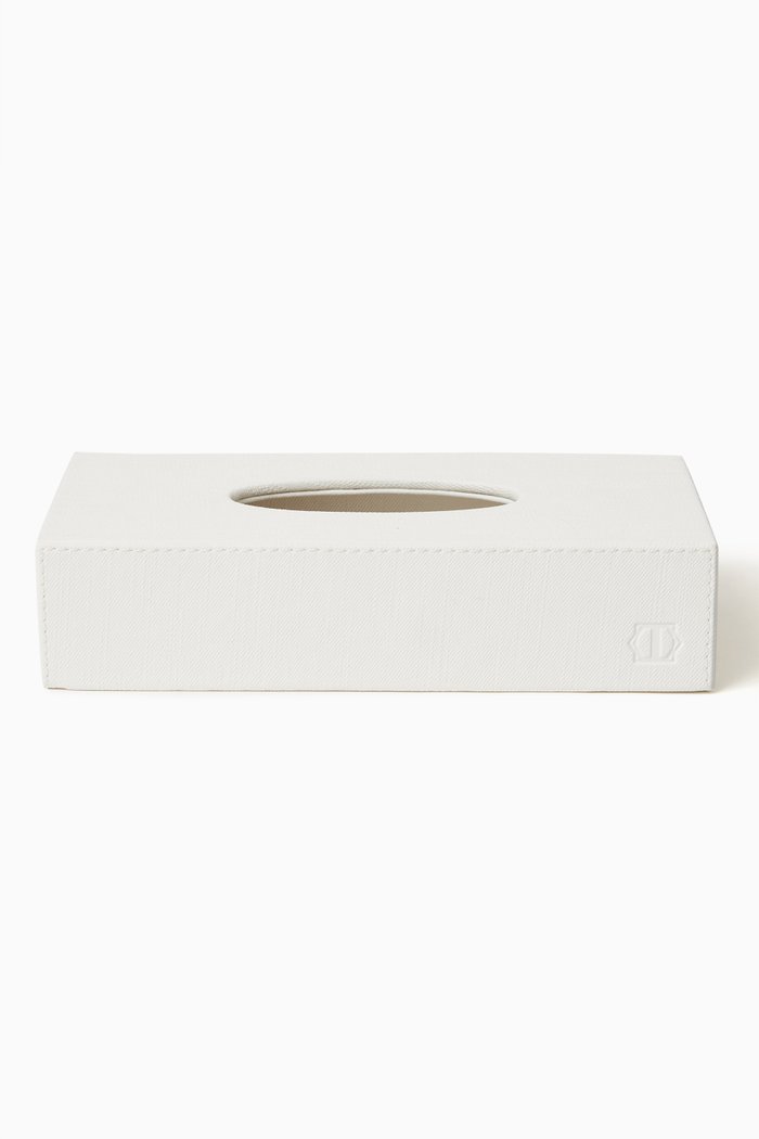 

Airy Tissue Box, 23.5cm x 13.5cm, White