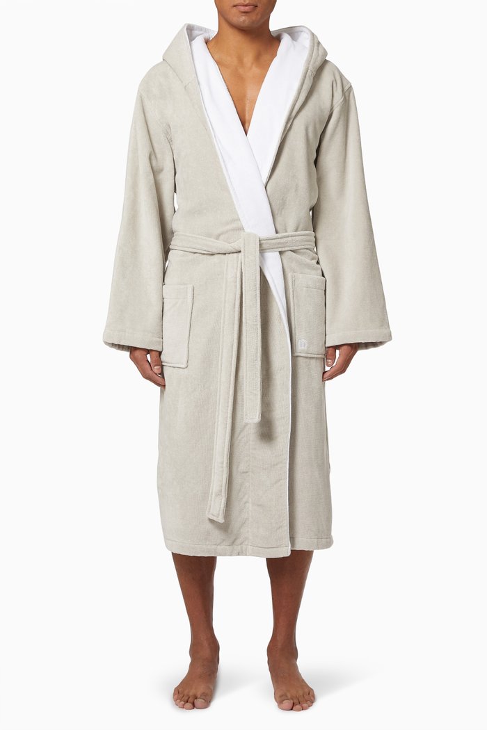 

Art Line Bathrobe in Cotton, White