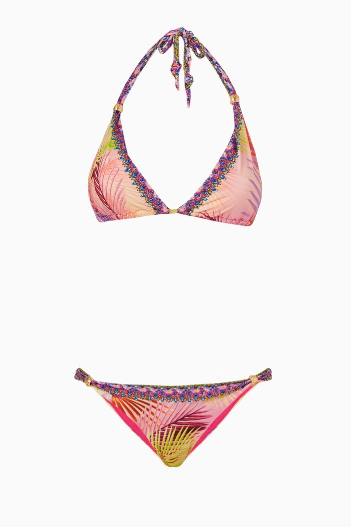 

South Beach Sunrise Bikini in Econyl®, Pink