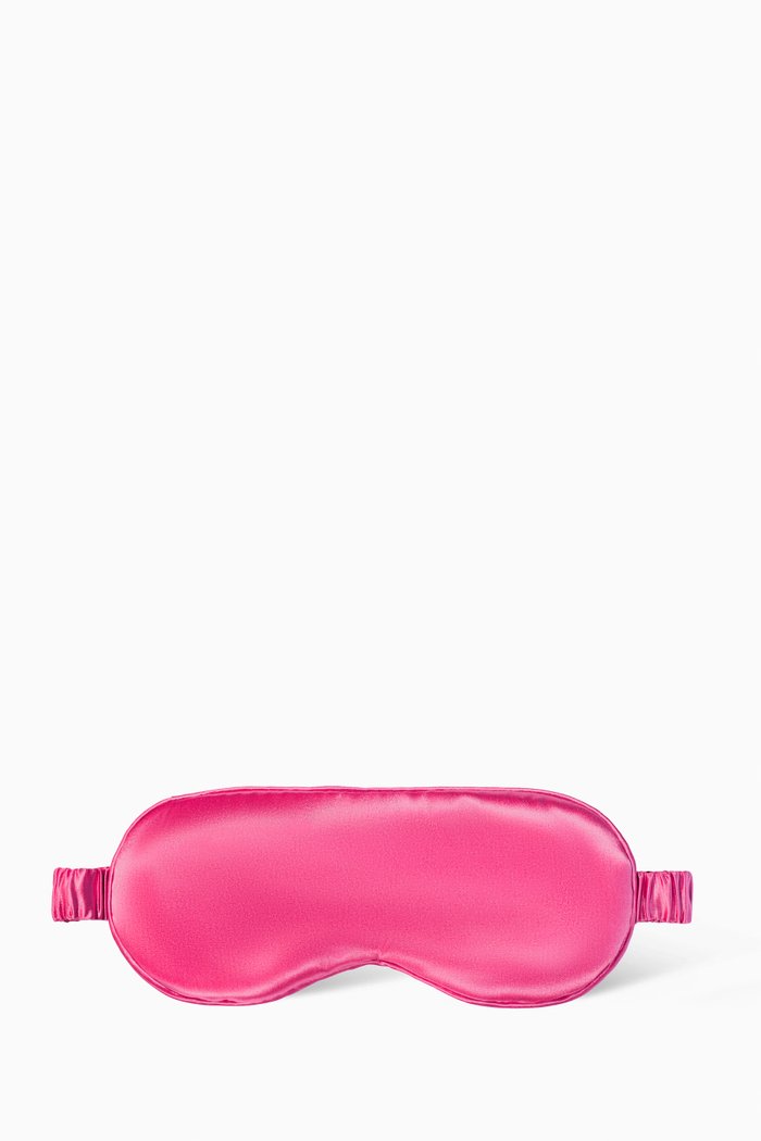 

x Alice & Olivia Sleep Mask in Silk, Colourless