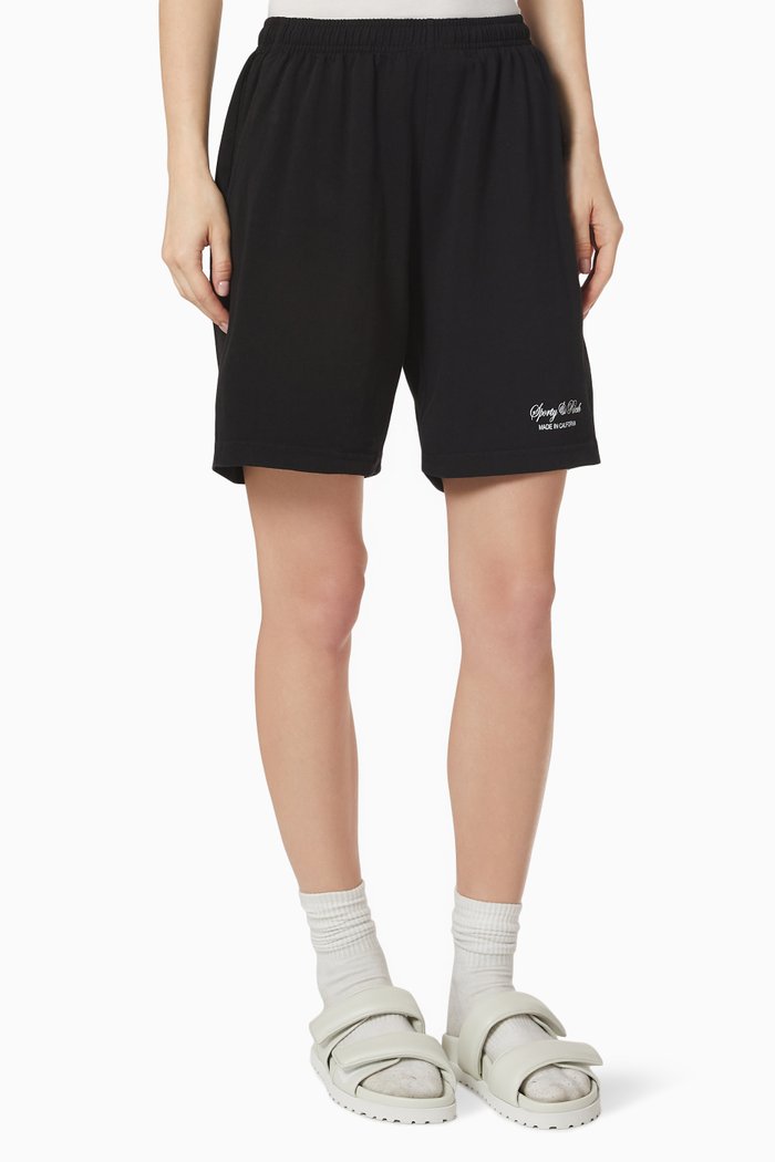 

Script Logo Gym Shorts, Black