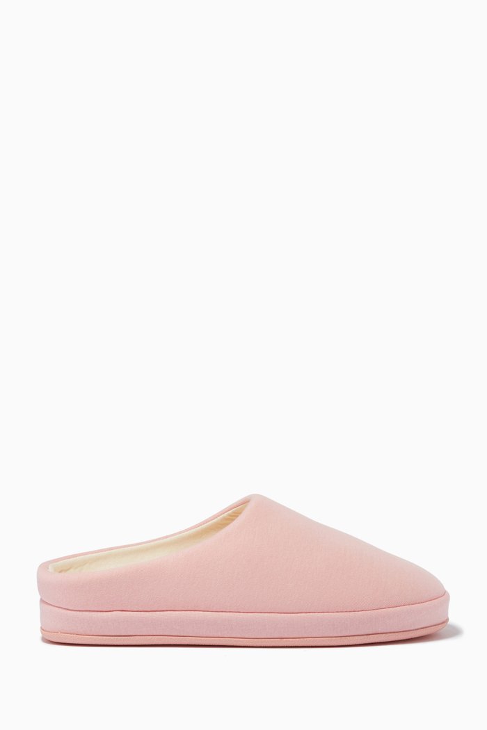 

Olivia Slippers in Cotton Knit, Pink