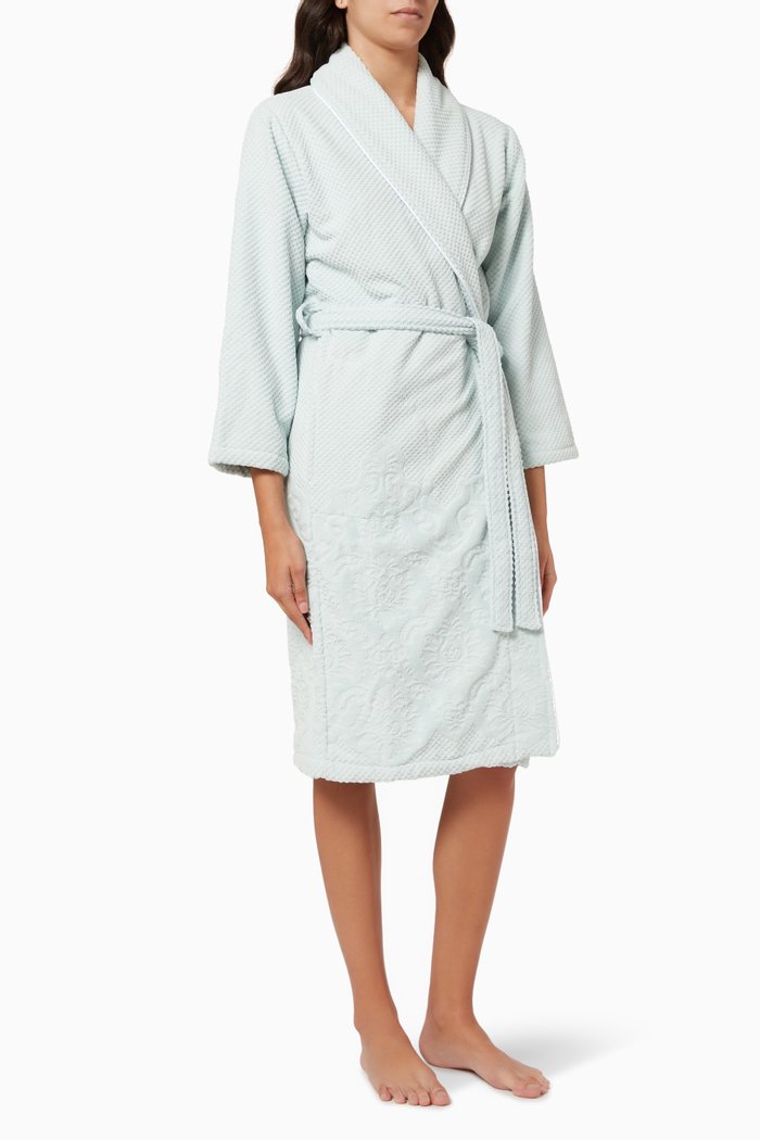 

Michelle Bathrobe in Cotton, Blue