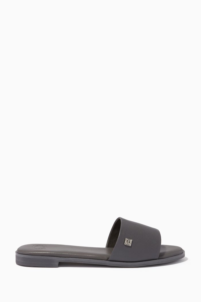 

Gloria Slippers, Grey