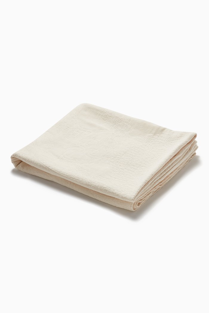 Rioko Bedspread, 150 x 200cm, White