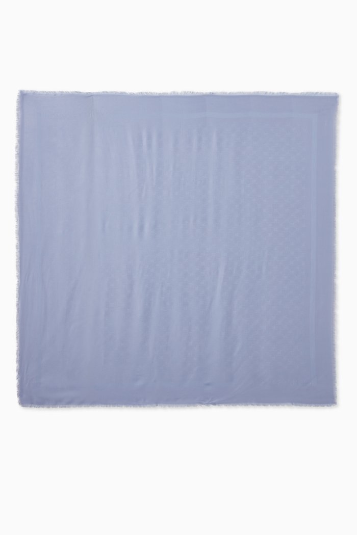 

Square Logo Motif Scarf, Purple