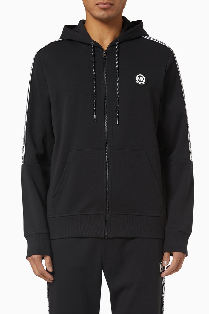 Evergreen Hoodie in Cotton Jersey, Black