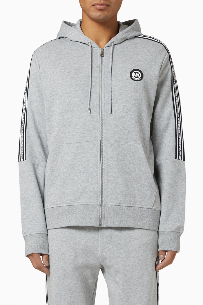 

Evergreen Hoodie in Cotton Jersey, Grey