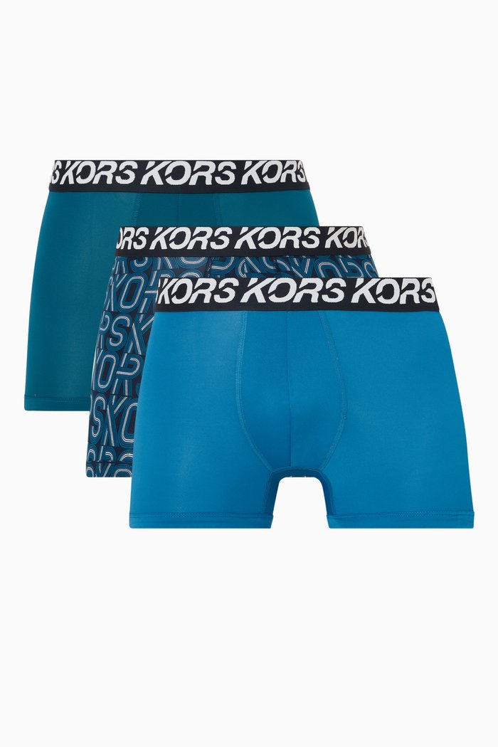 

Logo Trunks in Jersey, Set of 3, Green