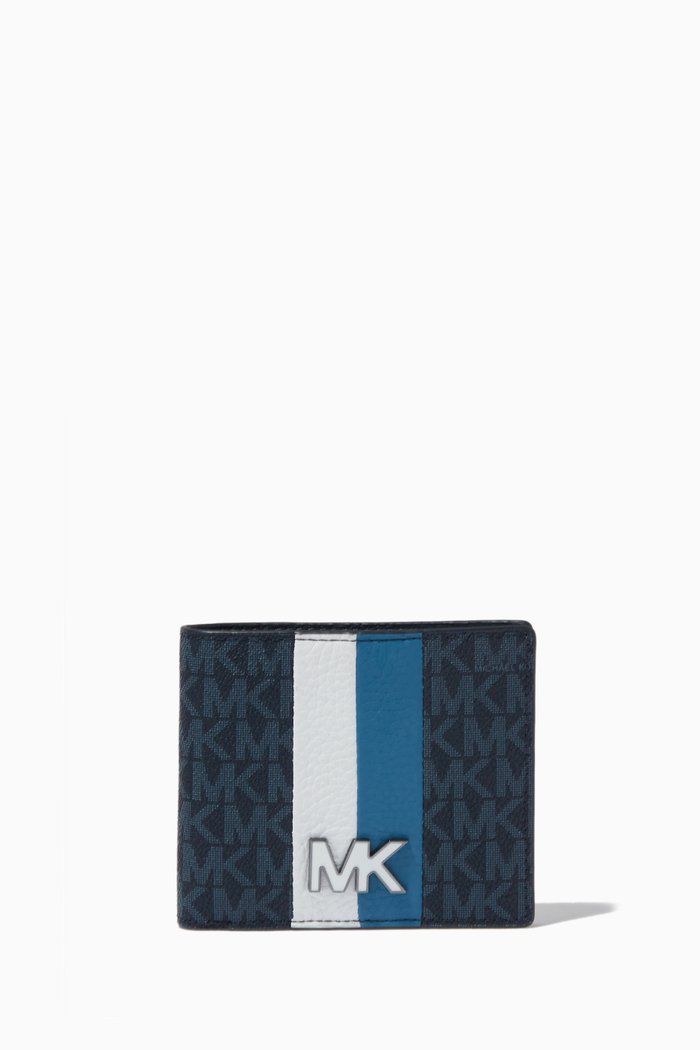 

Logo Wallet in Monogram Canvas, Multicolour