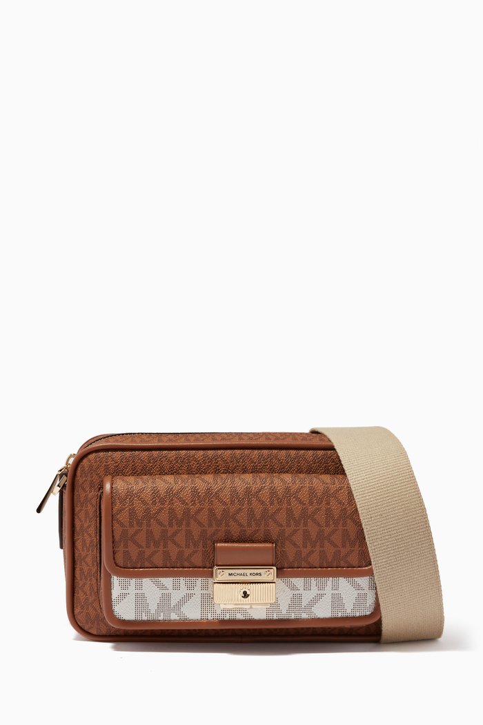 

Bradshaw Camera Crossbody Bag in Monogram Canvas, Brown
