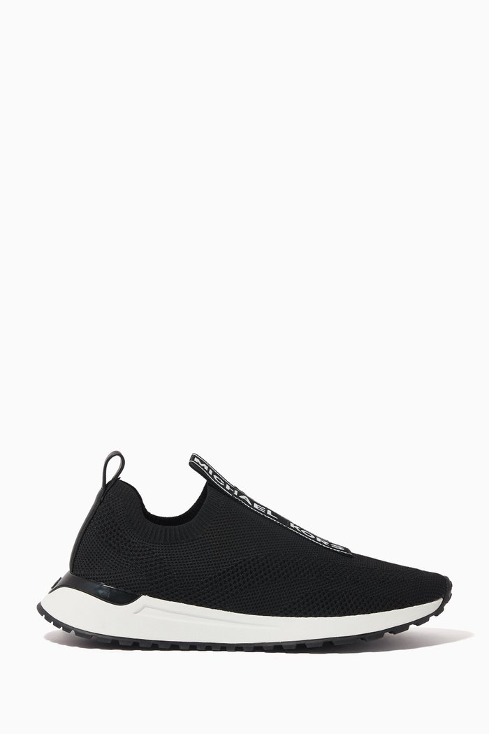 

Miles Slip-on Sneaker in Stretch Knit, Black