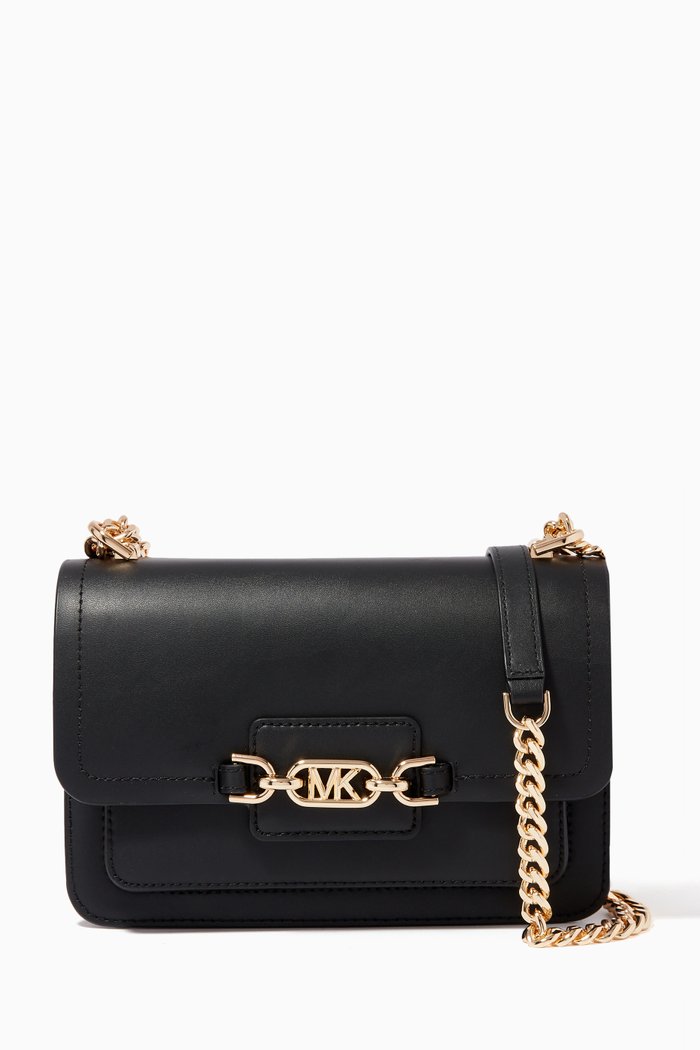 

Heather XS Crossbody Bag in Leather, Black
