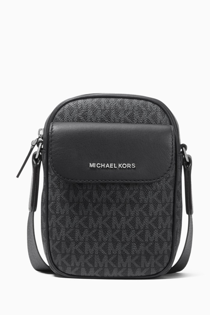 

Hudson Smartphone Crossbody Bag in Coated-canvas, Black