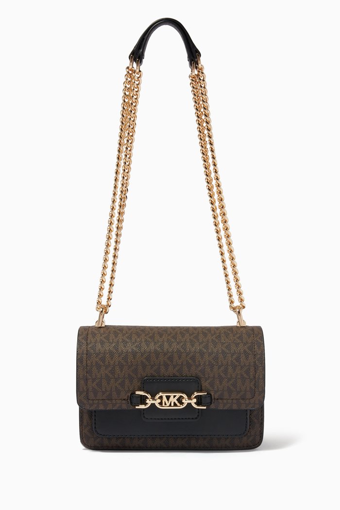 

Heather XS Crossbody Bag in Monogram Canvas, Brown