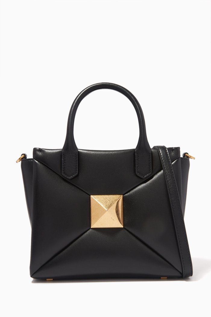 

One Stud Small Handbag in Nappa, Black