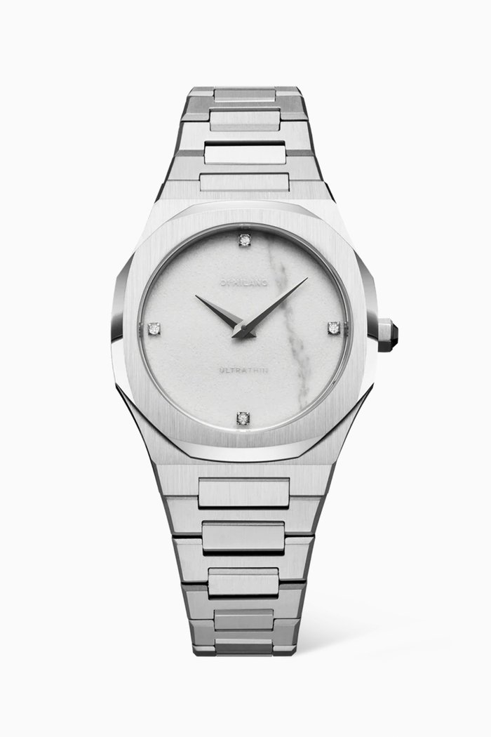 

Ultra Thin Marble Quartz Watch, Multicolour