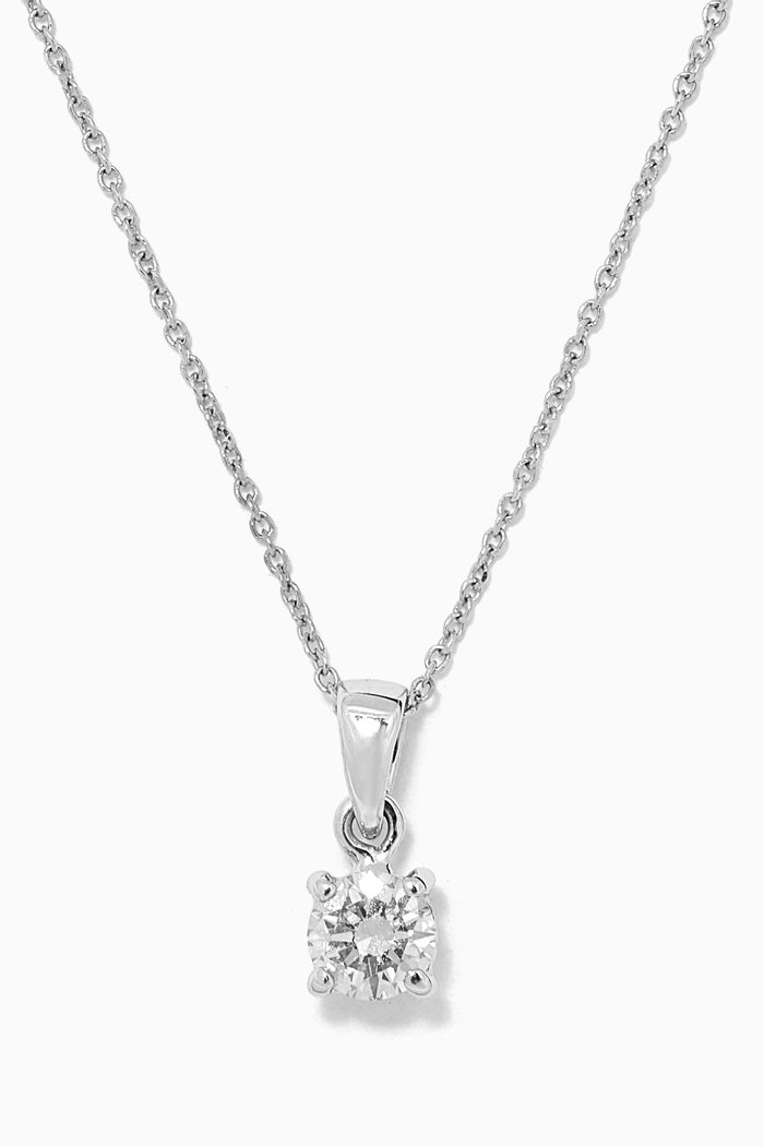 

Diamond Necklace in 18kt White Gold