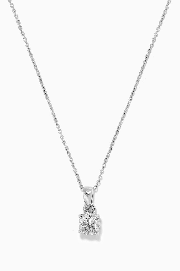 

Diamond Pendant Necklace in 18kt White Gold