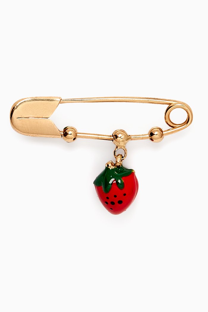 Strawberry Brooch in 18kt Gold