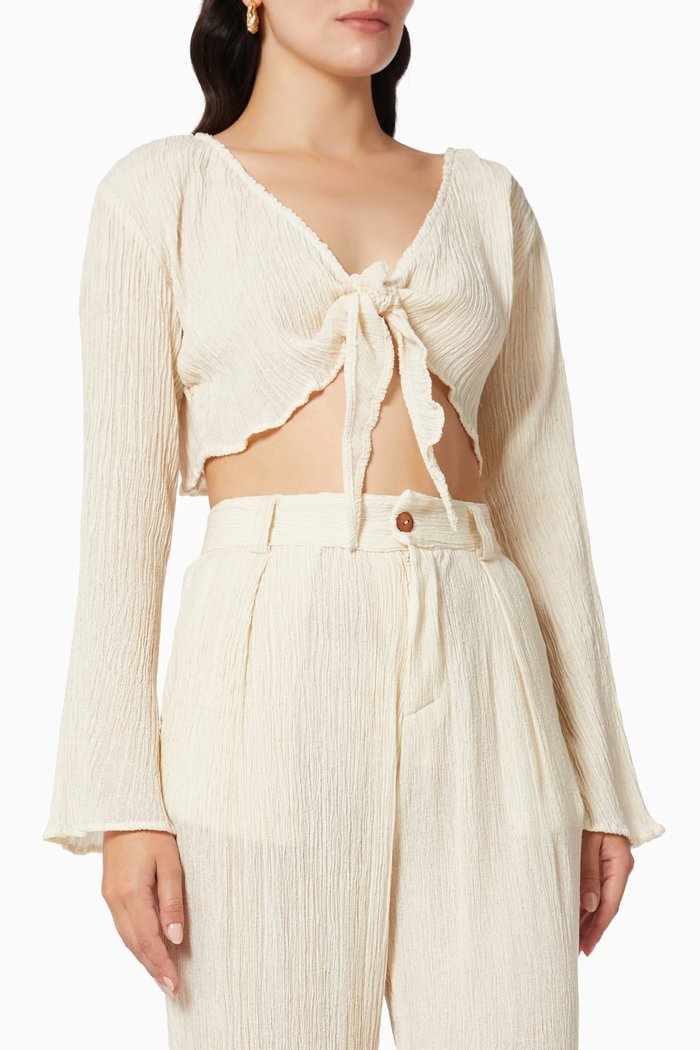 

Amarillo Top in Silk & Bamboo, Neutral