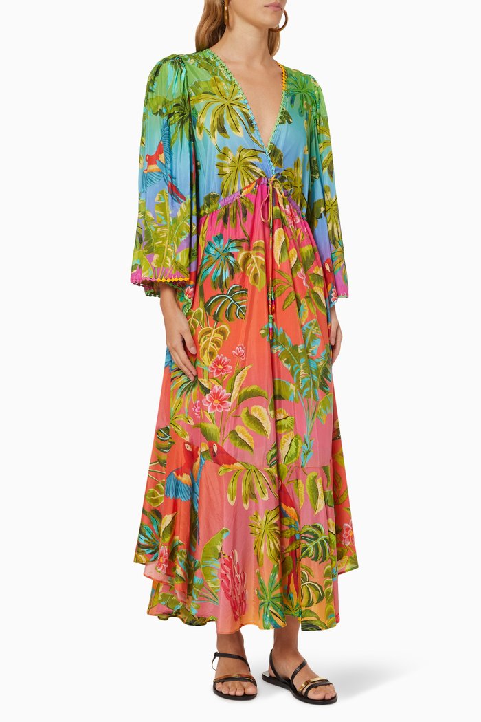 

Forest Ruffle Tunic Dress, Multicolour
