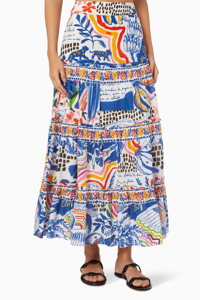 

Wild Brazil Maxi Skirt, Multicolour