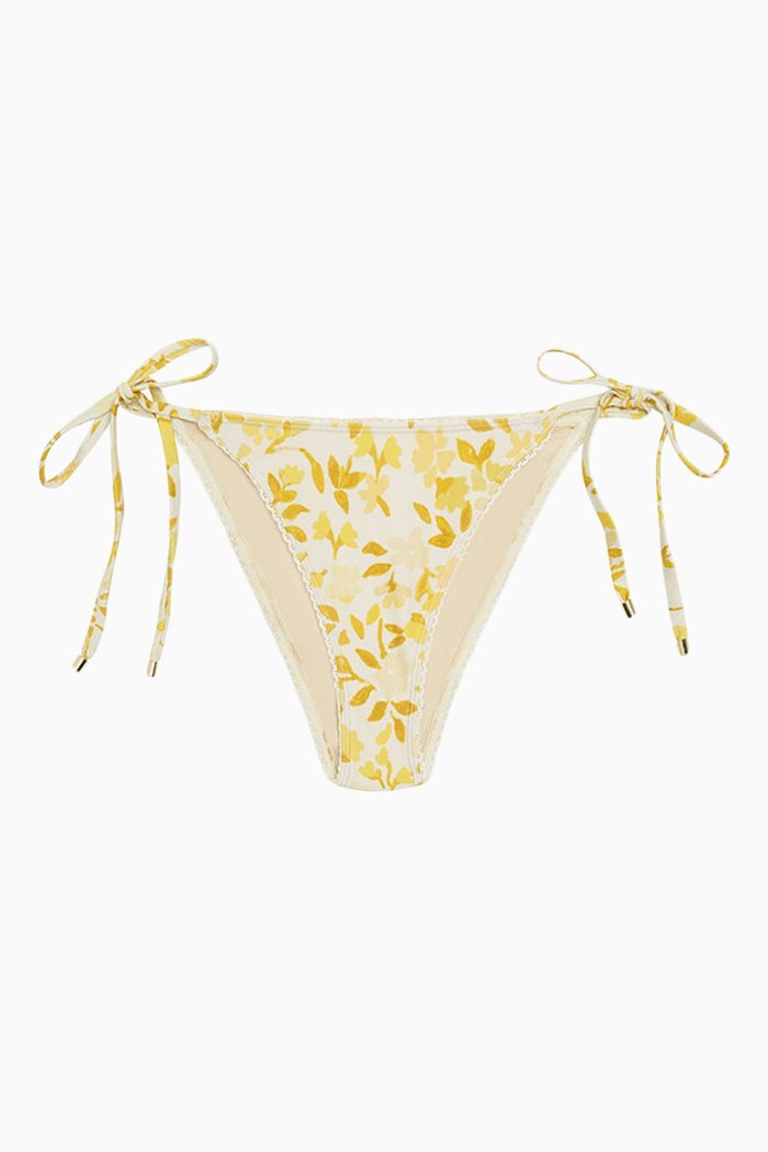 

String Bikini Bottoms in ECONYL®, Yellow