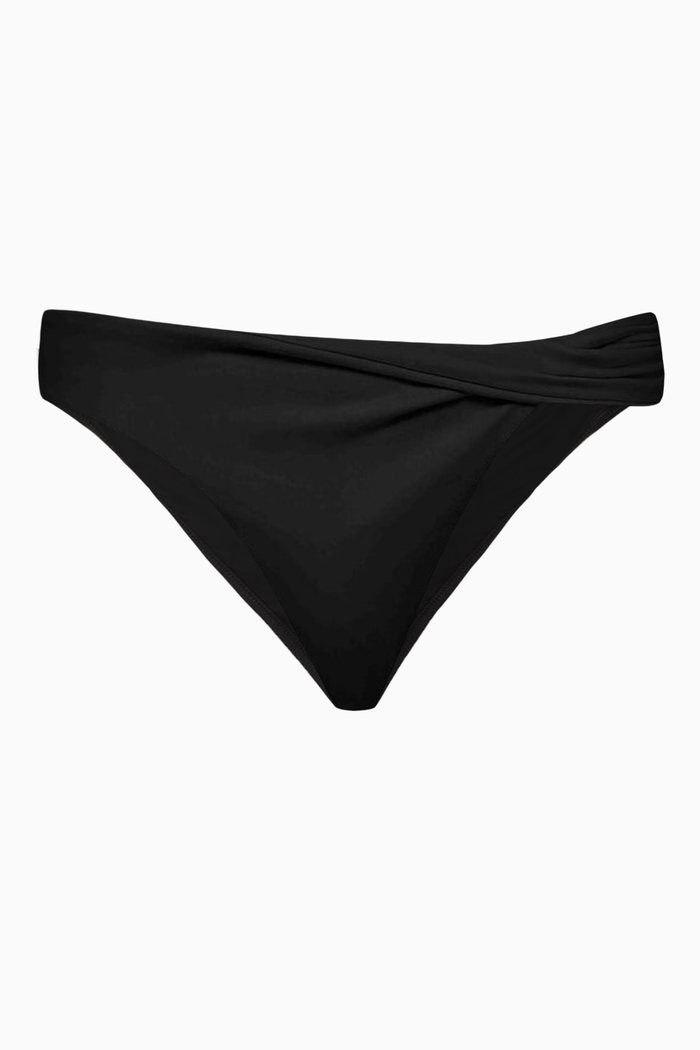 

Tiarne Bikini Bottom in Stretch Nylon, Black