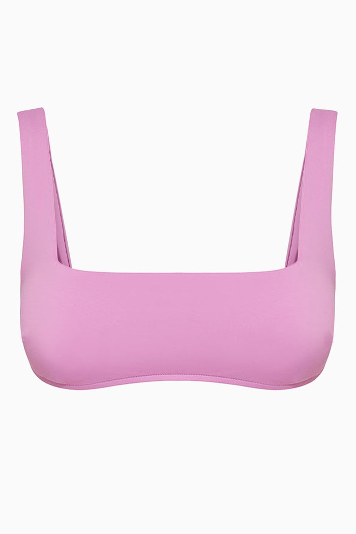 

Aria Bikini Top in Stretch Nylon, Pink