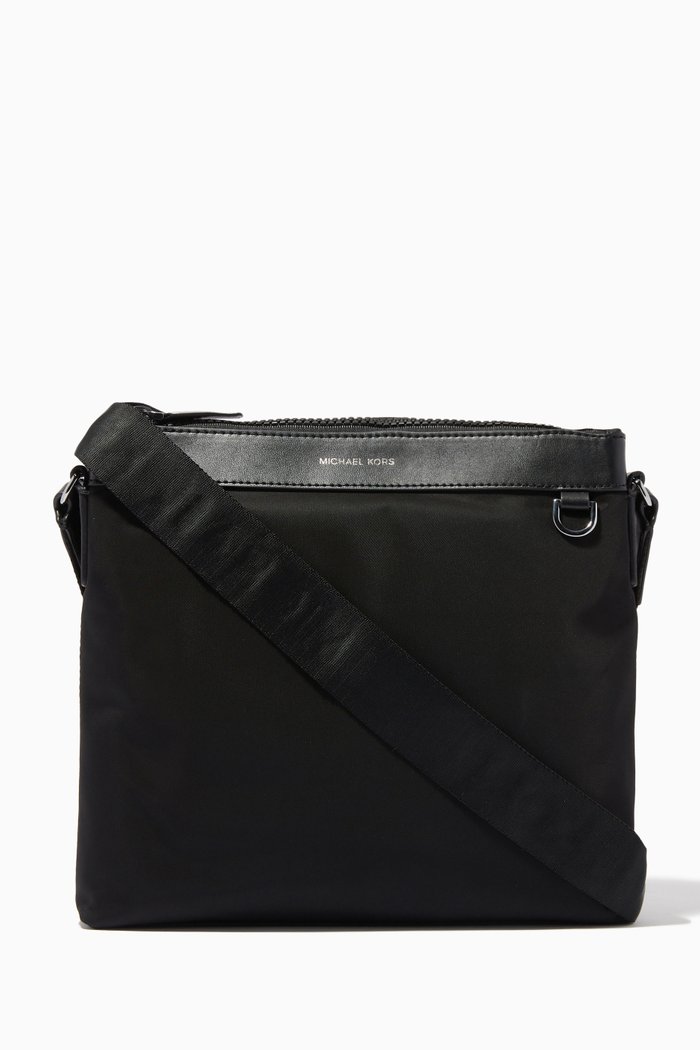Brooklyn Crossbody Bag in Nylon, Black