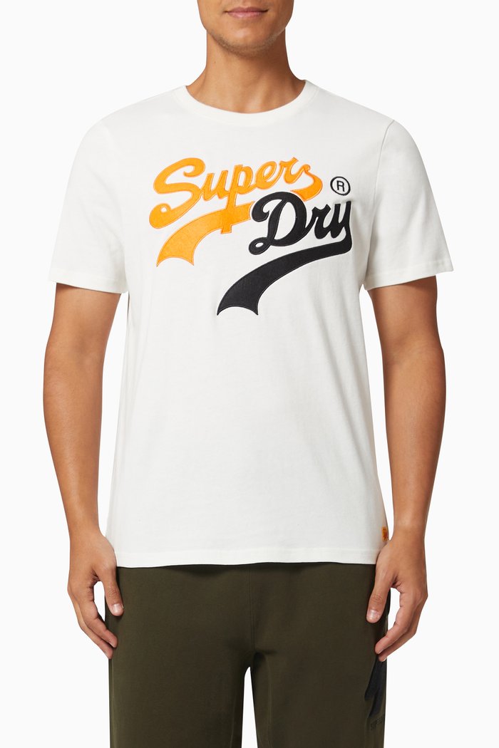

Vintage VL Interest T-shirt in Cotton Jersey, White