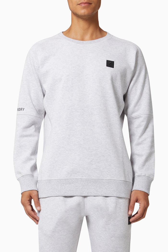 

Code Tech Sweatshirt in Cotton, Grey