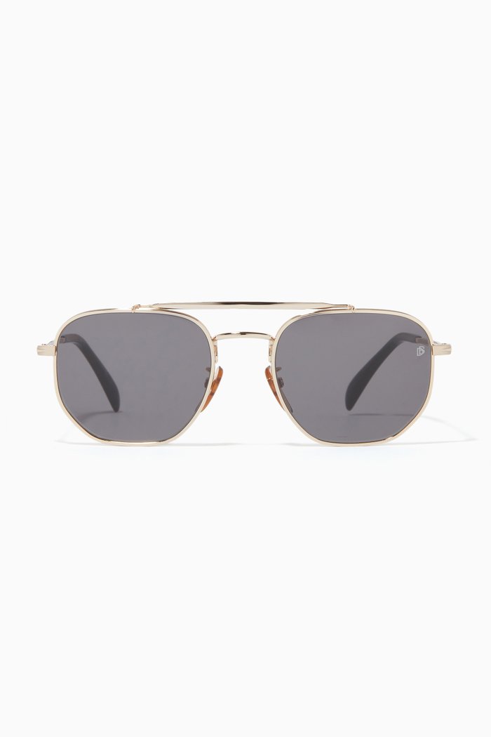 

1079/S Aviator Sunglasses in Metal, Gold